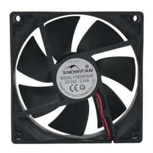 SNOWFAN YY9225H24B 9cm 24V 0.2A Industrial Equipment Cooling Fan Double Ball - Picture 1 of 4