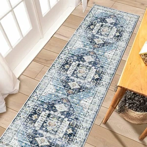 RUUGME Washable Runner Rug 2'x7' - Vintage Kitchen Area Rug Stain Resistant R... - Picture 1 of 7
