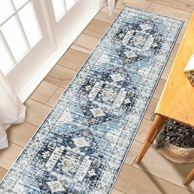 RUUGME Washable Runner Rug 2'x7' - Vintage Kitchen Area Rug Stain Resistant R... - Image 1 of 4