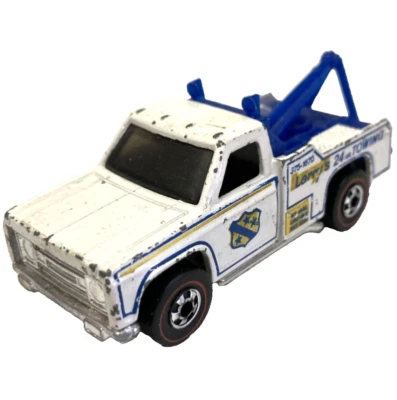 Camión de remolque Hot Wheels Redline Ramblin' Larry's 24 horas blanco 1974 Foto 1 de 4