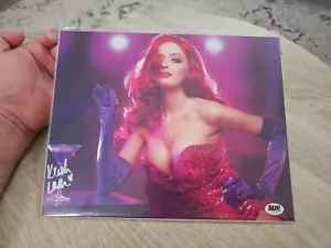 Autographed Print 8X10 "Jessica Rabbit" Signed By Kristen Lanae, Certified - Picture 1 of 3
