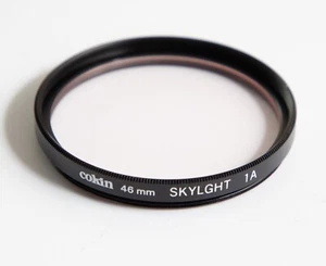 Filter Lens-COKIN SKYLIGHT 1A-GLASS 46mm ROUND-Very good condition - Picture 1 of 2