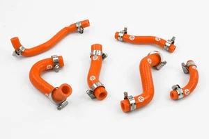 Silicone Front Trunk Heater/Brake Booster Hoses fit Toyota MR2 MK2 RHD Orange - Picture 1 of 4