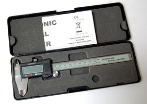 Nesco NM9560A Digital Caliper 6" 150mm Case Instructions NICE! - Picture 1 of 8