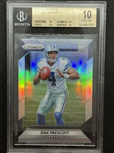 2016 Panini Prizm #231 Dak Prescott Silver Prizm RC BGS 10 Pristine - Picture 1 of 2