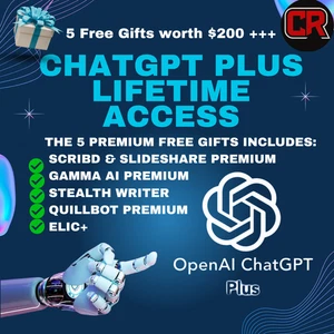 ChatGPT Plus – Lifetime Access + 5 Premium Free Gifts - Picture 1 of 1