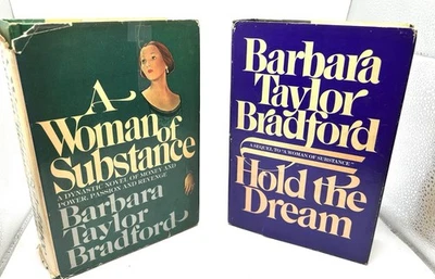 A Woman of Substance 1985 & Hold The Dream Barbara Taylor Bradford 1979 BK Club - Image 1 of 4
