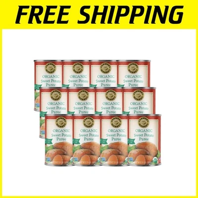 Purê de batata doce orgânico, sem alérgenos, pacote com 12 - Imagem 1 de 4