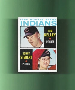 HIGH GRADE! HIGH NUMBER #! INDIANS ROOKIE STARS KELLEY/SEIBERT! 1964 Topps # 552 - Picture 1 of 2