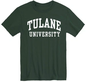 Tulane University Green Wave Short Sleeve Adult Unisex T-Shirt, Classic, Hunt... - Picture 1 of 5