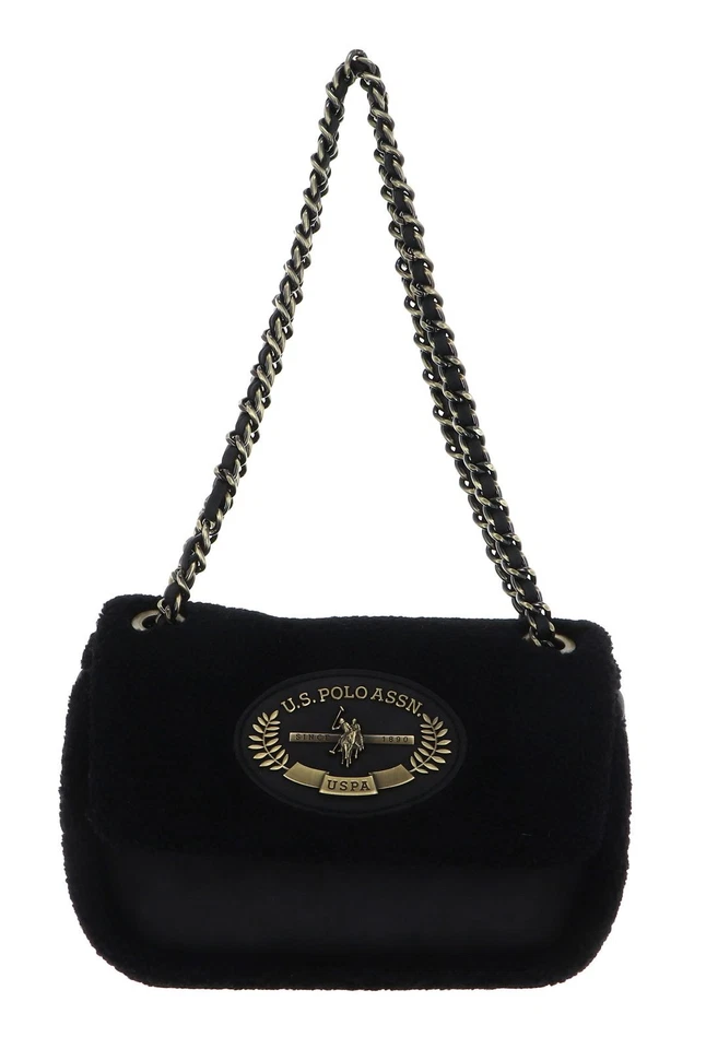 U.S. POLO ASSN. sac à épaule Holly Small Flap Bag Black - Photo 1/4