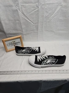 NFL Philadelphia Eagles M/9 W 11 Low Top LOGO Canvas Sneakers FOCO-Go BIRDS!!!!! - Picture 1 of 9