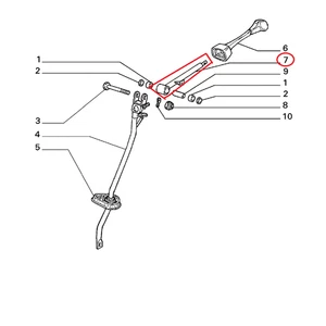 ASTA LEVA CAMBIO FIAT DUCATO - TALENTO ORIGINALE 7714439 - Picture 1 of 1