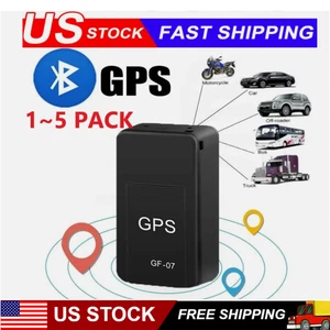 Mini GPS magnético GF07 localizador de automóviles en tiempo real rastreador GPRS/GSM dispositivo de seguimiento EE. UU. - Imagen 1 de 18