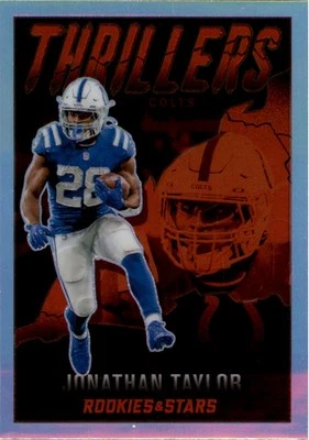 2022 Rookies and Stars Thrillers Silver #12 Jonathan Taylor - FB - Image 1 of 2