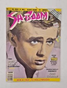 SH-BOOM MAGAZINE, VOL.1 No,6, JUNE 1990 JAMES DEAN / EDDIE COCHRAN / POSTER - Foto 1 di 7