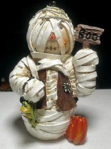 5” Mummy Figure Halloween Home Decor Humorous Cute - Picture 1 of 7
