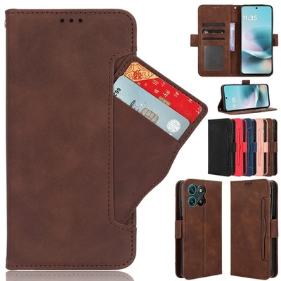 For Motorola Moto G67 Power, Separable Card Slot Leather Wallet Soft Case Cover - Image 1 of 4