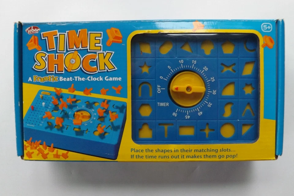 Tobar Time Shock Brainteaser Clock Game and Several Shaped Children Fun Play