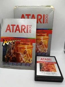 Raiders of the Lost Ark Atari 2600 1982 completo probado en caja funciona - Imagen 1 de 7