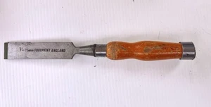 FOOTPRINT SHEFFIELD ENGLAND VINTAGE 1” - 25mm MEISSEL HOLZGRIFF METALLGRIFF - Bild 1 von 8