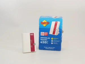 AVM FRITZ! 450E 450Mbit WLAN Repeater - WIFI-N extender - 1 porta LAN - Foto 1 di 7