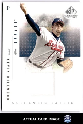 2001 SP Game Used Edition #KM KEVIN MILLWOOD Atlanta Braves MEM NM - Image 1 of 4