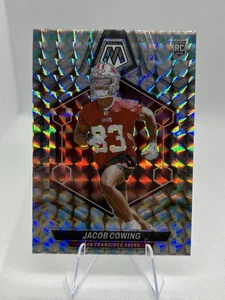 2024 Panini Mosaic JACOB COWING Rookie #390 Silver Mosaic Prizm 49ers - Picture 1 of 2