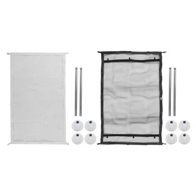 Dog Fence Indoor Isolation Gate Portable Safety Foldable Retractable Stair Dog - Image 1 of 4