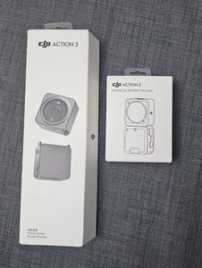 DJI Action 2 Power Combo Action Camera 32GB + Action 2 Magnetic Protective Case - Picture 1 of 8