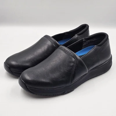 Dr. Scholls Dive In Work Oil Slip Resistant Shoes Black Size 9.5 W Very Nice - Image 1 of 4