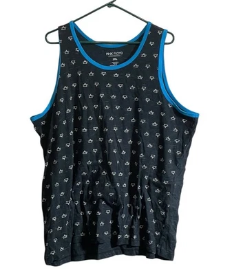 Pink Floyd Tank Top Dark Side of the Moon Muscle Shirt All Over Print 2XL - Image 1 of 4