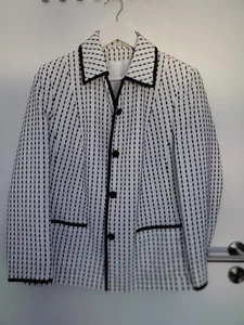 CREATION ATELIER elegante Business Jacke Black&White Gr.21=42K NEU - Bild 1 von 9