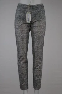 NEW Erica Wilson Needle Works Womens Pants Size 40 White Black Casual Trousers - Picture 1 of 6