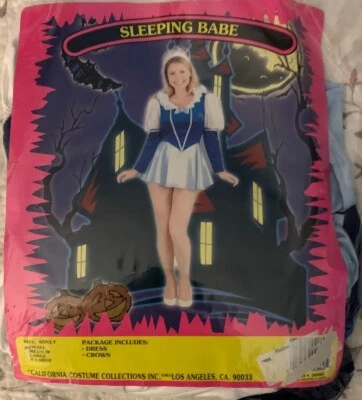 Disfraz SLEEPING BABE para mujer adulto pequeño disfraces de California nuevo en paquete Foto 1 de 3