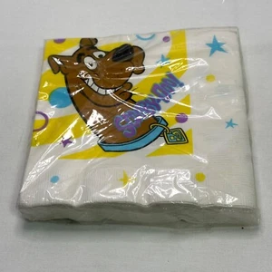 SCOOBY DOO Cartoon Network 16ct PARTY NAPKINS 13 3/8” x 13 3/8” VTG New in Pack - Picture 1 of 9