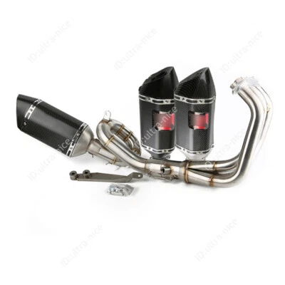 Silenciadores deslizables de 51 mm para sistema de escape para Yamaha FZ09 MT-09 2014-2019 Foto 1 de 4