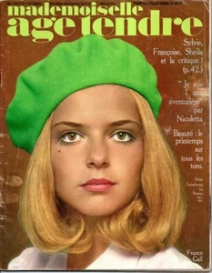 FRANKREICH GALL Topmodell: COUPURE DE PRESSE 7 SEITEN 1968 / FRANZÖSISCHER AUSSCHNITT - Bild 1 von 4
