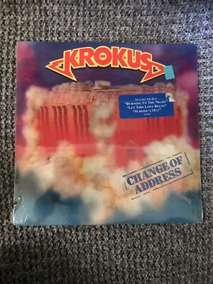 Krokus Lp SEALED 1986 Original Old Press Change Of Address - Image 1 of 3