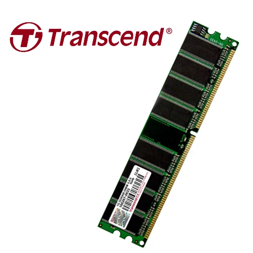 TRANSCEND - MODULO MEMORIA DDR 400 DIMM - 512 MB - PC3200 - DESKTOP - Immagine 1 di 1