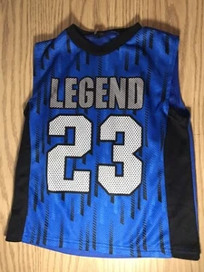 Boys Size 5 Legend 23 Basketball Jersey Blue/Black Athletic Wear - Picture 1 of 2