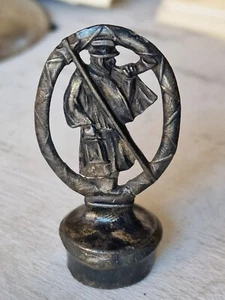 antik Flaschenverschluß Nachtwächter Zierkorken Silber farben night watchman - Picture 1 of 12