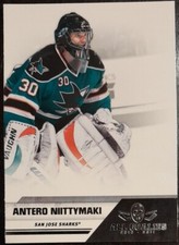 2011 Panini Antero Niittymaki All Goalies Sharks #71 Hockey Card