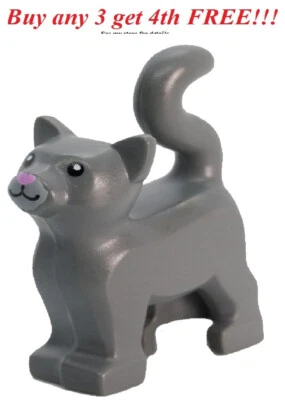 ☀️NEW LEGO Minifigure Mini Figure Minifig Animal Pet Standing Cat - Image 1 of 2
