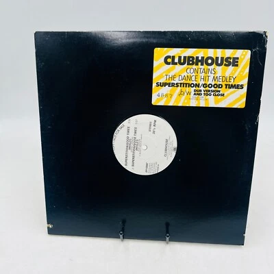 Clubhouse - Superstition/Good Times  12" single Record Album - NM Cond   promo - Image 1 of 4