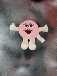 1998 M&M's Minis Swarmees Plush "Perky Pink" Collectible M&M's 484L - Picture 1 of 4