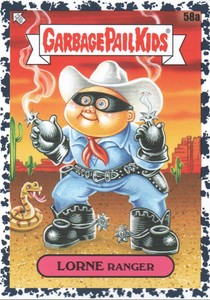 2020 Garbage Pail Kids GPK 35th Anniversary Bruised Black #58a Lorne Ranger