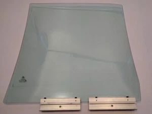 Genuine BMW E34 Door window glass. Green. Passenger. Rear 51341944088 - Picture 1 of 5