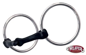 Ring Snaffle Stainless Steel Horse Bit 5" Sweet Iron Mouth by Weaver New - Picture 1 of 4