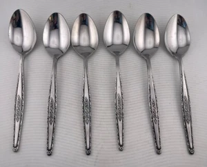 Interpur INR3 Esslöffel Rose Cottage Satin Edelstahl Korea Posten (6) eingestellt - Bild 1 von 6